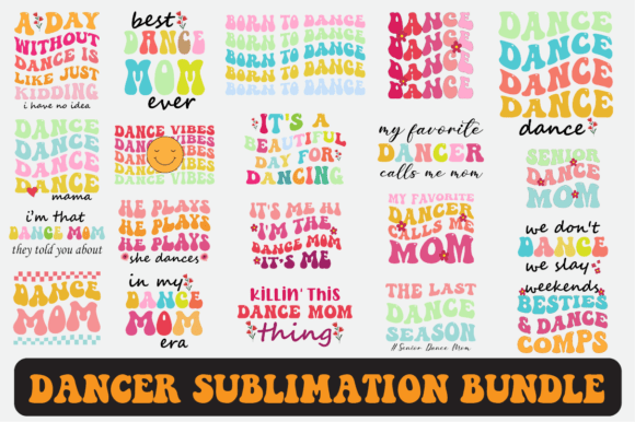 Dancer Svg Sublimation Design Bundle
