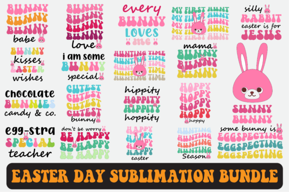 Easter Day Svg Sublimation Design Bundle