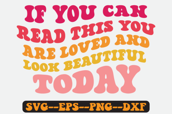 If You Can Read Groovy Retro Svg Design