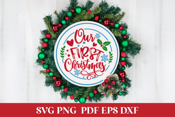 Our First Christmas Round Quote
