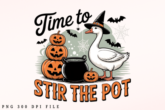 Time to Stir the Pot PNG Design